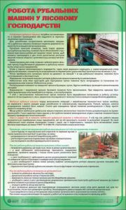 Робота рубальних машин у лісовому господарстві. 0,6х1,0.