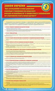 Закон України про соціальне страхування. 0,6х1,0