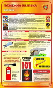 Пожежна безпека школяра. 0,6х1,0