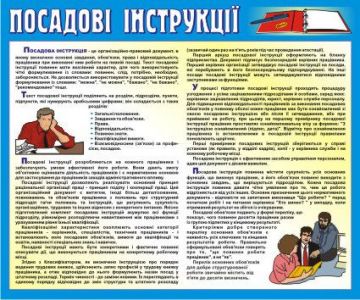 Посадові інструкції. 0,5х0,6