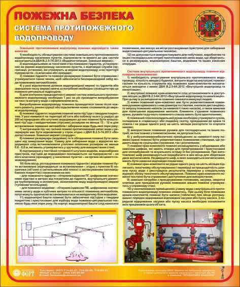 Система протипожежного водопроводу. 0,6х0,5