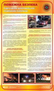 Підрозділи добровільної пожежної охорони. 0,6х1,0