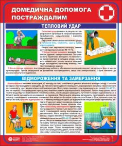 Тепловий удар. Відмороження та замерзання. Домедична допомога постраждалим. 0,5х0,6