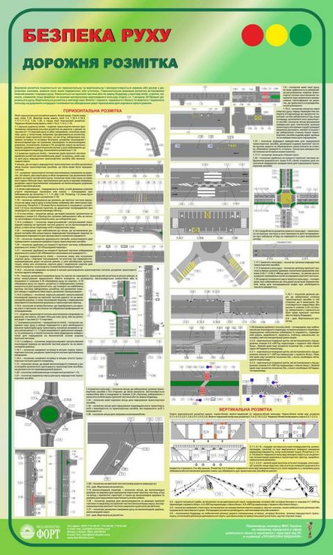 Дорожні розмітки. 0,6х1,0
