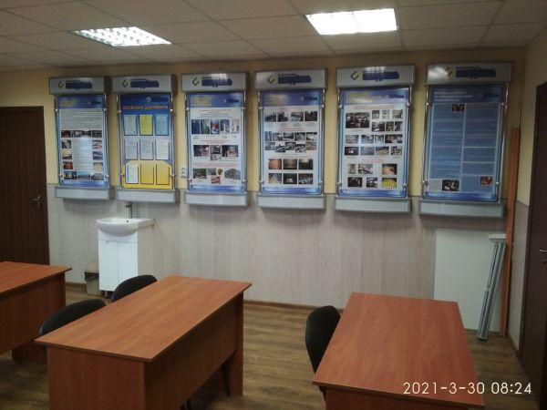 Стенд об'ємний 770х1314х150