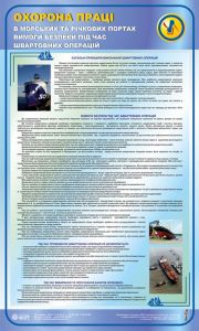 Охорона праці в морських та річкових портах. Вимоги безпеки під час швартовних операцій. 0,6х1,0