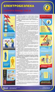Електробезпека. Напруга понад 1000 В. 0,6х1,0