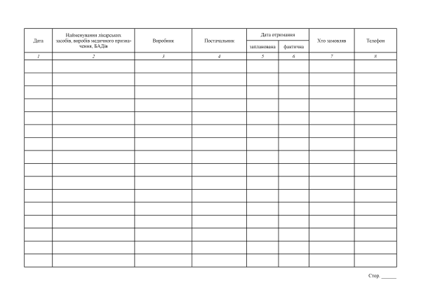 Журнал дефектури З прошивкою (Упаковка 5 шт.)